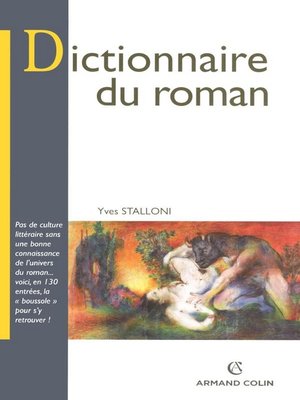 cover image of Dictionnaire du roman